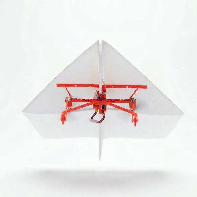 Remote Control Model Airplane DIY Model Airplane Paper STEAM Teaching Aids Outdoor with Handle